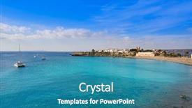  Presentation with nova scotia wood - Theme with nova tabarca beach in alicante background and a  colored foreground