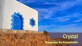  Presentation with spa white orchids black - Amazing slide deck having nova tabarca island white facades backdrop and a  colored foreground