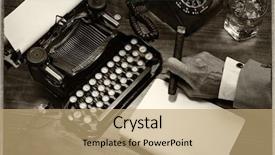  Presentation with black hand - Colorful PPT layouts enhanced with novelist - closeup of a writer backdrop and a coral colored foreground