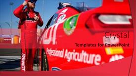  Presentation with raceway - PPT theme with november-10-2018-avondale-arizona background and a red colored foreground