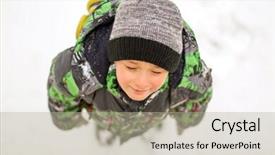  Presentation with cristmas - Theme enhanced with november waiting for the cristmas background and a mint green colored foreground