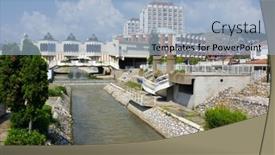  Presentation with complex - Colorful presentation theme enhanced with novi-pazar-serbia-26-july backdrop and a light blue colored foreground