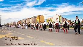  Presentation with record - Colorful slide set enhanced with novi-sad-serbia-oct-4 backdrop and a mint green colored foreground