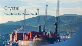  Presentation with container port - 