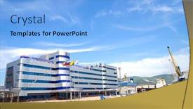  Presentation with sea port - 