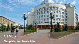  Presentation with today - Theme enhanced with novosibirsk-russia-august-25-2014 background and a gray colored foreground