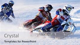  Presentation with bikers - Amazing theme having novosibirsk-russia-december-20-2014 backdrop and a lemonade colored foreground