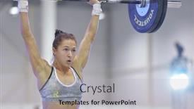  Presentation with crossfit - PPT theme featuring novosibirsk-russia-november-16-2014 background and a light gray colored foreground