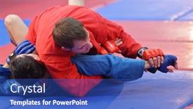  Presentation with promote - Slides having novosibirsk-russia-october-16-2014 background and a ocean colored foreground