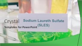  Presentation with laboratory chemical - Cool new theme with noxious-additives-in-cosmetics-laboratory backdrop and a light gray colored foreground