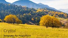  Presentation with near furnace creek in death - Theme consisting of np-mala-fatra-near-zilina background and a gold colored foreground