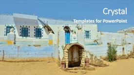  Presentation with region - Presentation consisting of closeup of old compact camera with roll film background and a gray colored foreground