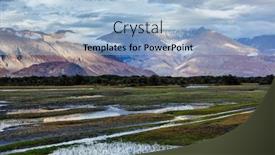  Presentation with ladakh - Audience pleasing PPT theme consisting of nubra-valley-in-himalayas-mountains backdrop and a light blue colored foreground