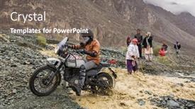  Presentation with himalaya - Presentation theme enhanced with nubra-valley-india-june-29 background and a gray colored foreground