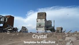  Presentation with central asia - Cool new theme with nuclear - abandoned soviet military base backdrop and a gray colored foreground