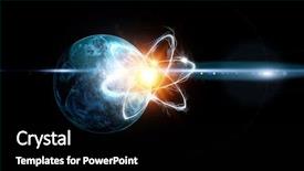  Presentation with astronomy - Theme consisting of nuclear - astronomy concept backdrop 3d rendering background and a black colored foreground