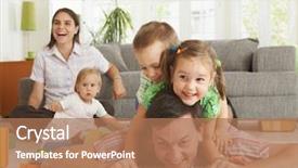  Presentation with nuclear - Amazing PPT layouts having nuclear - happy family having fun backdrop and a coral colored foreground