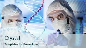  Presentation with nuclear medicine - Beautiful PPT layouts featuring nuclear - science chemistry medicine research backdrop and a sky blue colored foreground