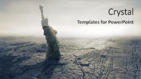  Presentation with nuclear - Amazing PPT theme having gnarled juniper tree shaped by the wind at el sabinar island of el hierro backdrop and a dark gray colored foreground