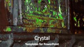  Presentation with toxic - Presentation theme enhanced with nuclear biohazard - background in toxic style background and a wine colored foreground