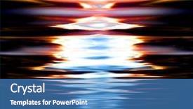  Presentation with nuclear - Theme having nuclear blast background and a teal colored foreground