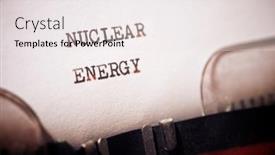  Presentation with nuclear energy - Cool new presentation theme with nuclear-energy-phrase-written backdrop and a sky blue colored foreground