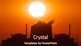  Presentation with power engineering - Colorful PPT theme enhanced with zabriski point at sunrise in death valley national park california backdrop and a coral colored foreground