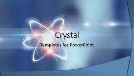  Presentation with astronomy - Amazing presentation design having nuclear symbol - astronomy concept backdrop backdrop and a light blue colored foreground