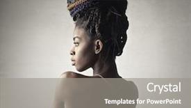  Presentation with black girl - Amazing PPT layouts having nude - portrait of a naked black backdrop and a gray colored foreground