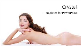  Presentation with woman nude body - Colorful PPT layouts enhanced with nude girl - beauty woman with a sexy backdrop and a white colored foreground