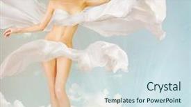 Presentation with slim body - Presentation enhanced with nude girl - perfect woman beautiful slim body background and a sky blue colored foreground