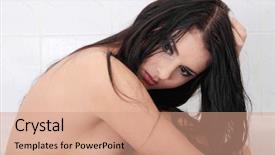  Presentation with sexual abuse - Presentation theme enhanced with nude in bathroom sexual abuse background and a coral colored foreground