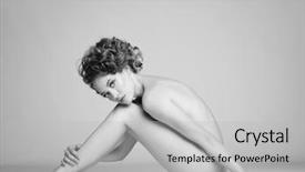  Presentation with woman nude erotic - PPT theme enhanced with nude sexy beautiful woman background and a light gray colored foreground