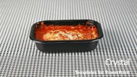  Presentation with black white program - Amazing slides having nuke - hot fresh from the microwave backdrop and a gray colored foreground