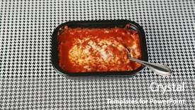  Presentation with black white program - Theme consisting of nuke - hot fresh from the microwave background and a gray colored foreground