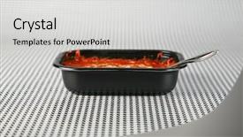  Presentation with black white program - Beautiful PPT theme featuring nuke - hot fresh from the microwave backdrop and a light gray colored foreground