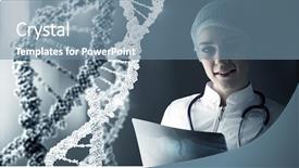  Presentation with study research - Slide set consisting of nulleotide - biochemistry study and research mixed background and a seafoam green colored foreground