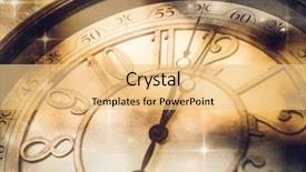  Presentation with old vs new - Beautiful PPT theme featuring roman number - new year's at midnight backdrop and a lemonade colored foreground