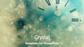  Presentation with candles for 2020 new year - Theme having roman number - new year's at midnight background and a seafoam green colored foreground