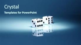  Presentation with conrete blocks - Beautiful presentation theme featuring number 6 - two white blocks in spot backdrop and a  colored foreground