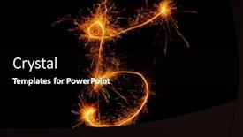  Presentation with black - Slide deck having number-five-written background and a black colored foreground