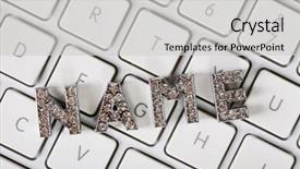  Presentation with auto repair out text - Cool new presentation theme with buttons grey shadow numbers - text of 'name' with working backdrop and a  colored foreground