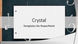  Presentation with doodle - Cool new slide deck with education animated - numbers doodle against spiral notepad backdrop and a white colored foreground