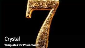  Presentation with black gold - PPT layouts having numbers in gold leaf background and a black colored foreground