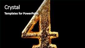  Presentation with black gold - Cool new slides with numbers in gold leaf backdrop and a black colored foreground