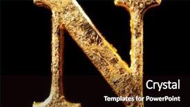  Presentation with gold black - Audience pleasing slide deck consisting of numbers in gold leaf backdrop and a wine colored foreground