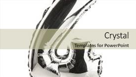  Presentation with balloon - Slides having numbers number 4 four background and a mint green colored foreground