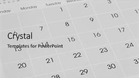  Presentation with page - Beautiful theme featuring numbers on calendar page backdrop and a light gray colored foreground