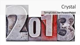  Presentation with numbers - Presentation enhanced with numbers or date 2013 background and a white colored foreground