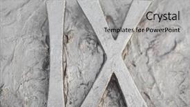  Presentation with roman - PPT theme having numerals sculpture showing the number background and a  colored foreground